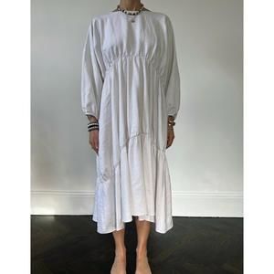 NEW EKD COLLECTION women's cocoon dress in salt